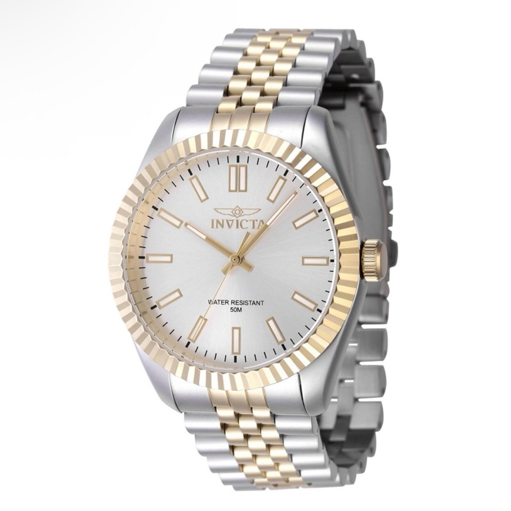 New Invicta Men’s Specialty Quartz Silver Dial Watch, Model 47484